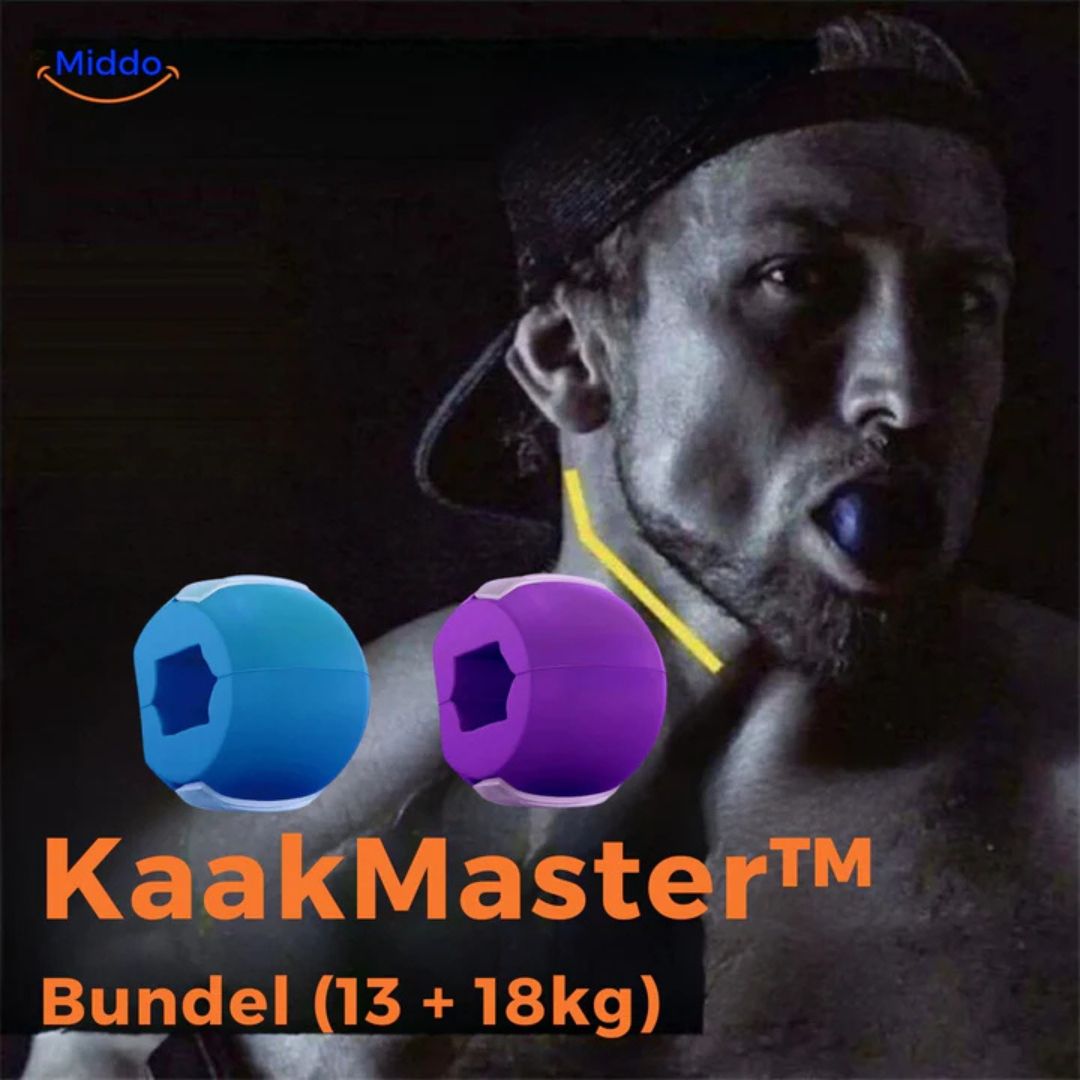 Entrenador de mandíbula KaakMaster™ Pro: la mejor opción para una mandíbula firme y masculina-PAQUETE X 4 - Variación DE kg