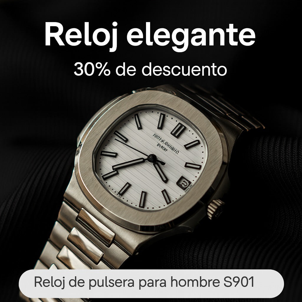 Reloj Elegante con 30% De Descuento