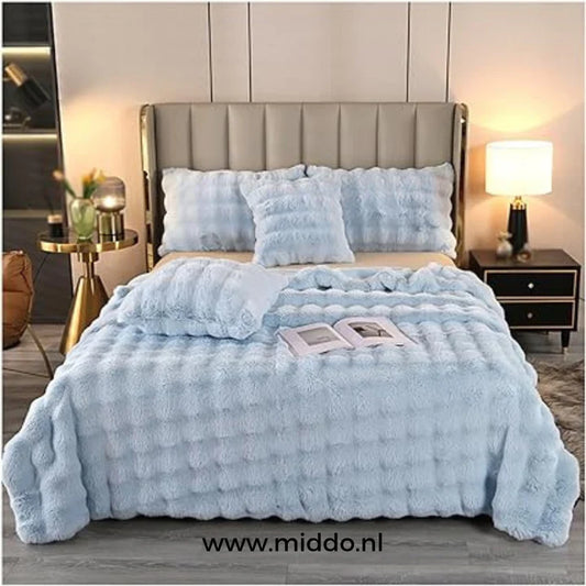 Lujo toscano esponjoso: ¡mantas de invierno cálidas y extra gruesas para cama y sofá! 50% off