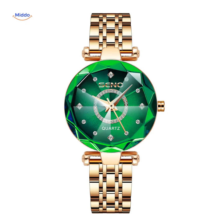 Reloj SENO™ de cuarzo para mujer - Reloj de acero inoxidable y resistente al agua