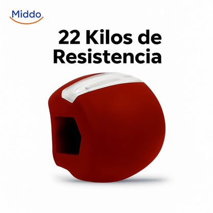 Entrenador de mandíbula KaakMaster™ Pro: la mejor opción para una mandíbula firme y masculina-PAQUETE X 4 - Variación  DE kg