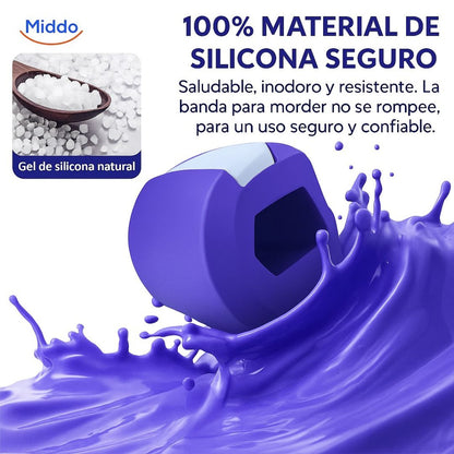 Entrenador de mandíbula KaakMaster™ Pro: la mejor opción para una mandíbula firme y masculina-PAQUETE X 4 - Variación  DE kg