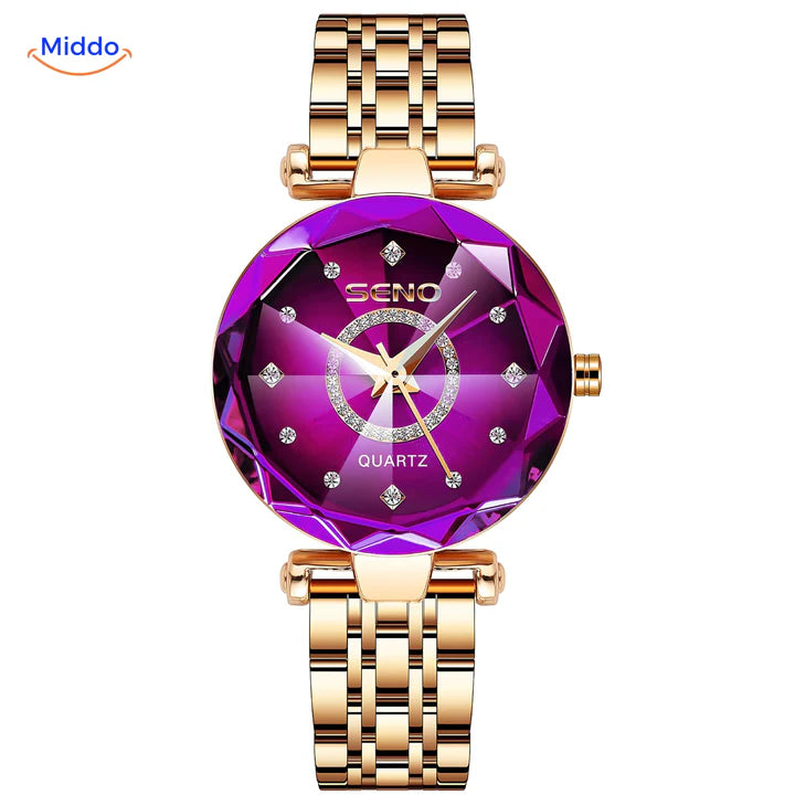 Reloj SENO™ de cuarzo para mujer - Reloj de acero inoxidable y resistente al agua