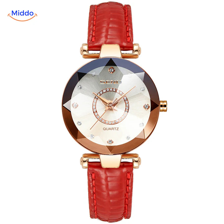 Reloj SENO™ de cuarzo para mujer - Reloj de acero inoxidable y resistente al agua