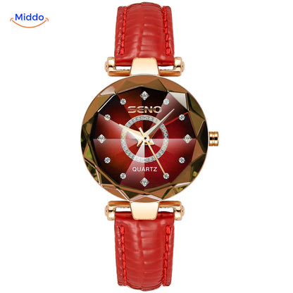 Reloj SENO™ de cuarzo para mujer - Reloj de acero inoxidable y resistente al agua