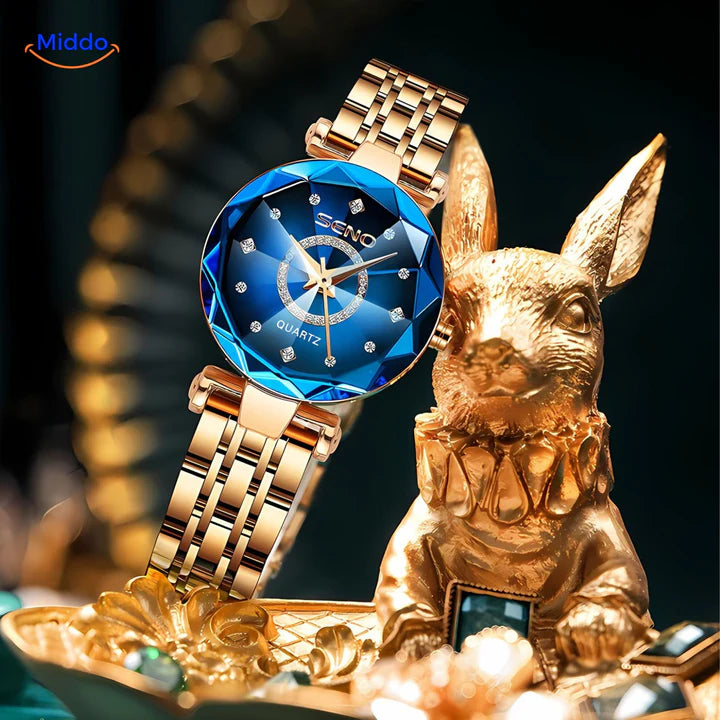 Reloj SENO™ de cuarzo para mujer - Reloj de acero inoxidable y resistente al agua