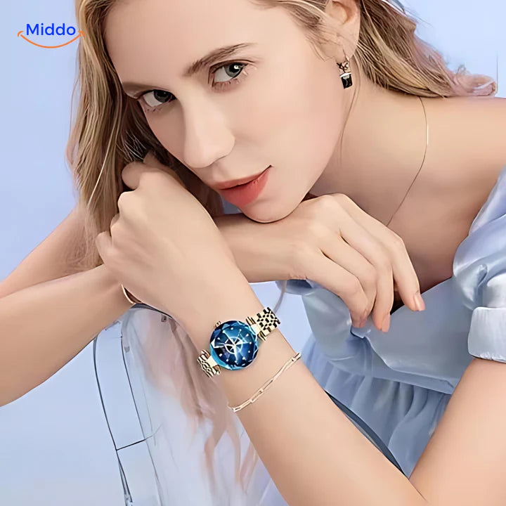 Reloj SENO™ de cuarzo para mujer - Reloj de acero inoxidable y resistente al agua