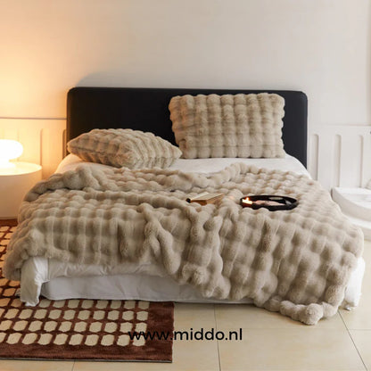 Lujo toscano esponjoso: ¡mantas de invierno cálidas y extra gruesas para cama y sofá! 50% off
