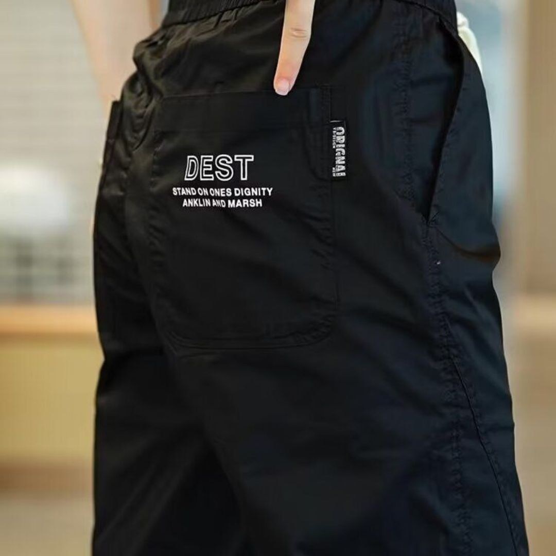 Pantalón Cargo Estilo Deportivo, Elástico de secado Rápido, Impermeable, Ajuste Cómodo con 35% de Descuento