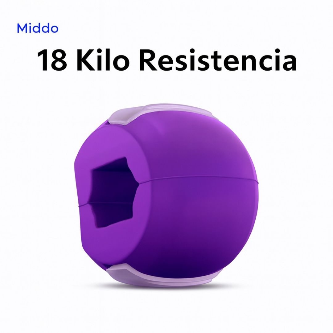 Entrenador de mandíbula KaakMaster™ Pro: la mejor opción para una mandíbula firme y masculina-PAQUETE X 4 - Variación  DE kg