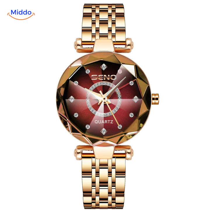 Reloj SENO™ de cuarzo para mujer - Reloj de acero inoxidable y resistente al agua