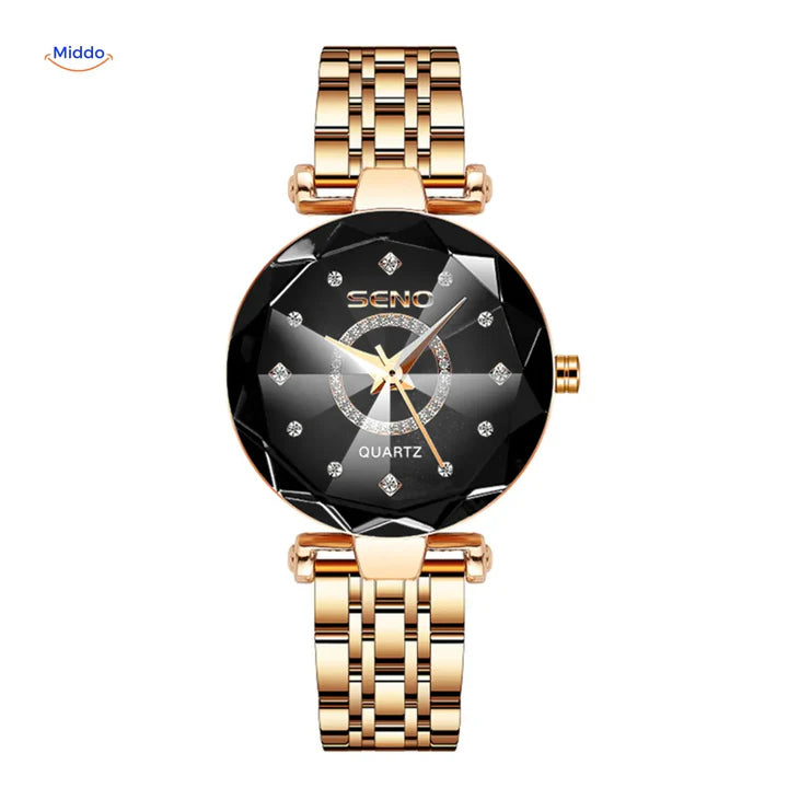 Reloj SENO™ de cuarzo para mujer - Reloj de acero inoxidable y resistente al agua