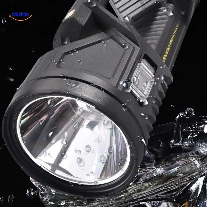 Super linterna PowerBeam™ | Ultraclara • 6000 mAh • Alcance de 500 m