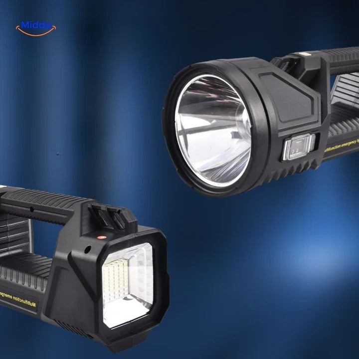 Super linterna PowerBeam™ | Ultraclara • 6000 mAh • Alcance de 500 m
