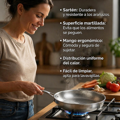 TitaneX® - Sartén con mango extraíble Oferta del año - Paga 1 Lleva 3-si son 3 con 50% Descuento